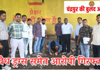 चंद्रपुर जिले में MD पाउडर के साथ धरा गया आरोपी