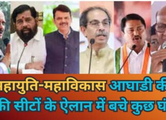 महायुति-महाविकास आघाडी की कितनी सीटों का ऐलान बाकी? आवेदन भरने के लिए बचे कुछ घंटे