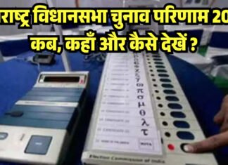 महाराष्ट्र विधानसभा चुनाव परिणाम 2024 का लाइव टेलीकास्ट,ऑनलाइन स्ट्रीमिंग कब, कहाँ और कैसे देखें ?