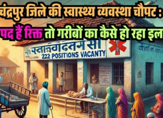चंद्रपुर जिले की स्वास्थ्य व्यवस्था चौपट : 232 पद हैं रिक्त तो गरीबों का कैसे हो रहा इलाज ?