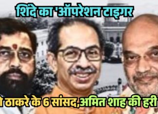 शिंदे का ‘ऑपरेशन टाइगर’, टूटेंगे ठाकरे के 6 सांसद, अमित शाह का ग्रीन सिग्नल
