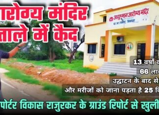 आरोग्य मंदिर ताले में कैद