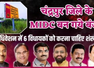 चंद्रपुर जिले के MIDC बन गये बंजर