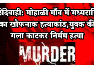 सिंदेवाही: मोहाळी गाँव में मध्यरात्रि का खौफनाक हत्याकांड, युवक की गला काटकर निर्मम हत्या