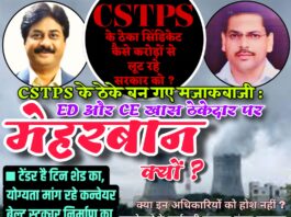 CSTPS के ठेके बन गए मजाक : ED और CE खास ठेकेदार पर मेहरबान क्यों ?